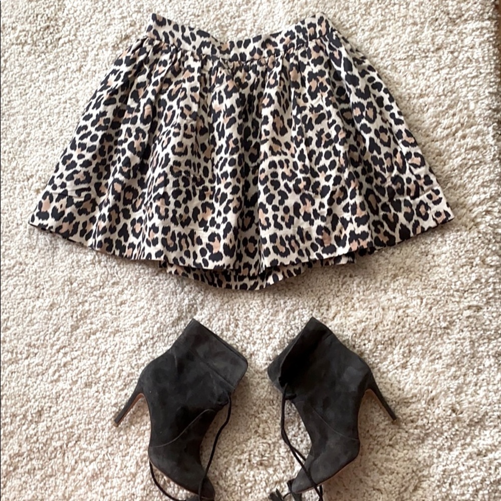 Kate Spade Skirt Leopard